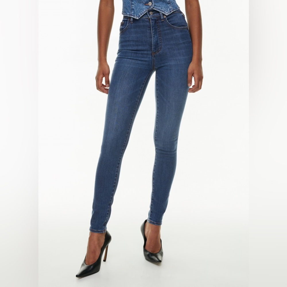 Aritzia Denim Forum The Lola High Rise Skinny Jeans